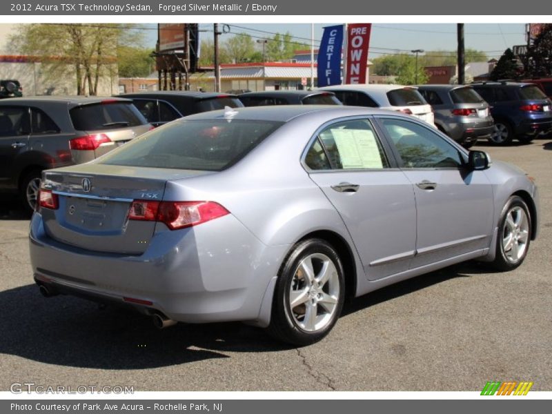 Forged Silver Metallic / Ebony 2012 Acura TSX Technology Sedan