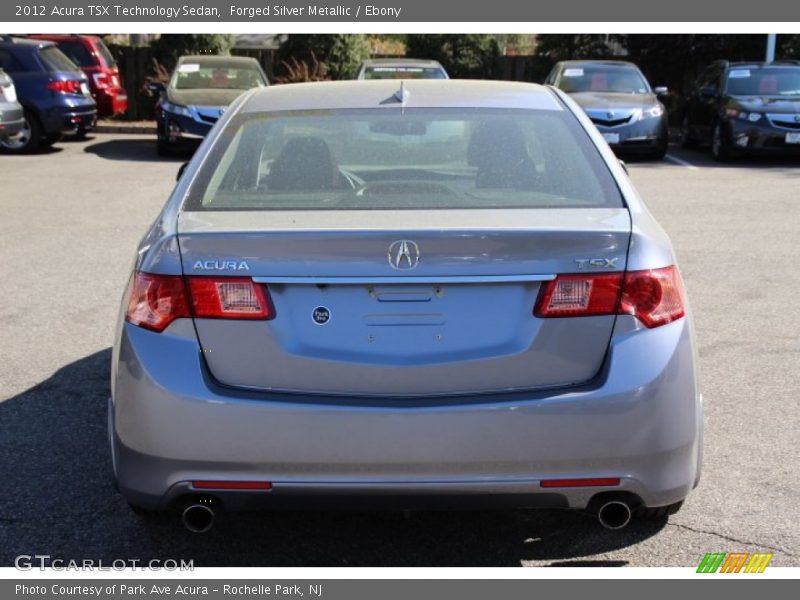 Forged Silver Metallic / Ebony 2012 Acura TSX Technology Sedan