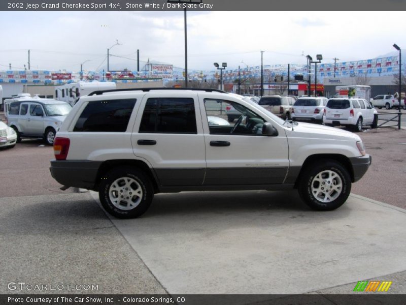 Stone White / Dark Slate Gray 2002 Jeep Grand Cherokee Sport 4x4