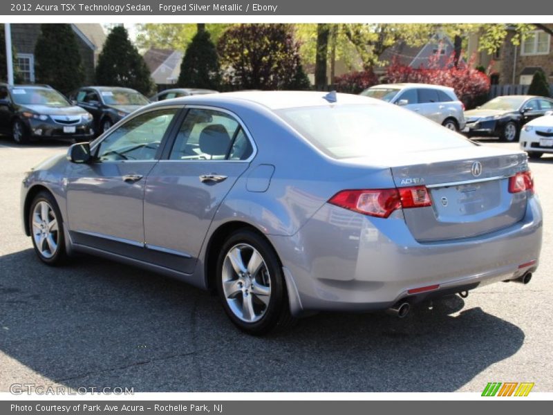 Forged Silver Metallic / Ebony 2012 Acura TSX Technology Sedan