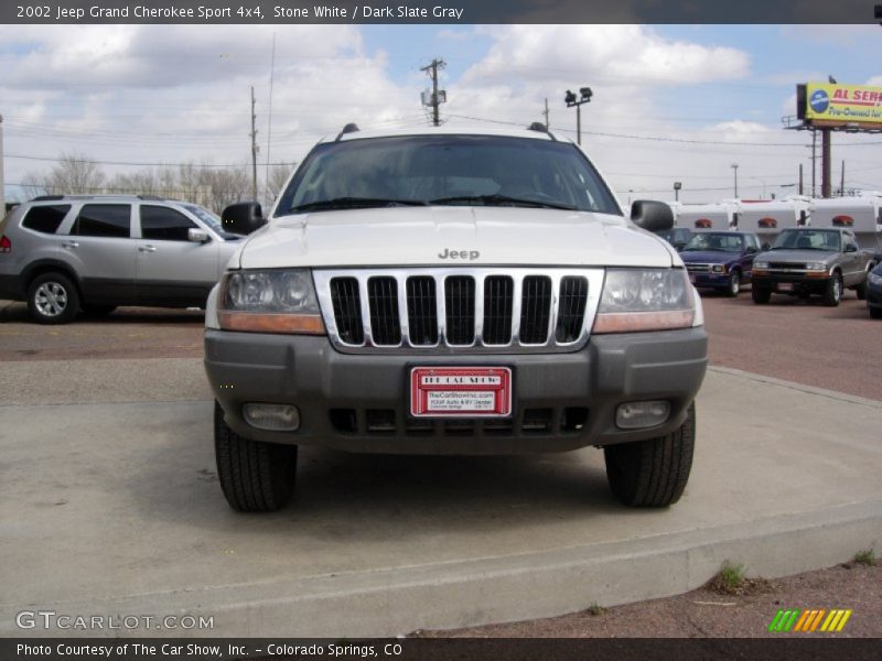 Stone White / Dark Slate Gray 2002 Jeep Grand Cherokee Sport 4x4