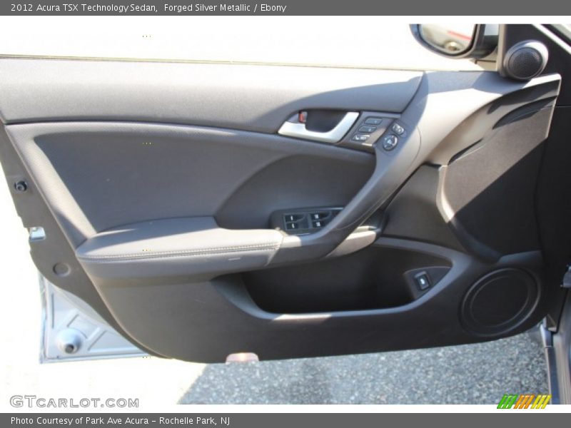 Forged Silver Metallic / Ebony 2012 Acura TSX Technology Sedan