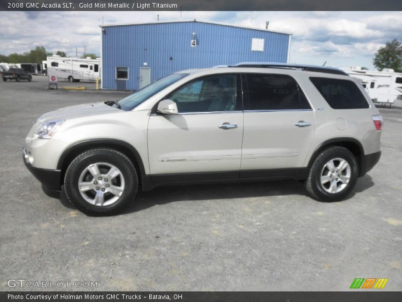 Gold Mist Metallic / Light Titanium 2008 GMC Acadia SLT