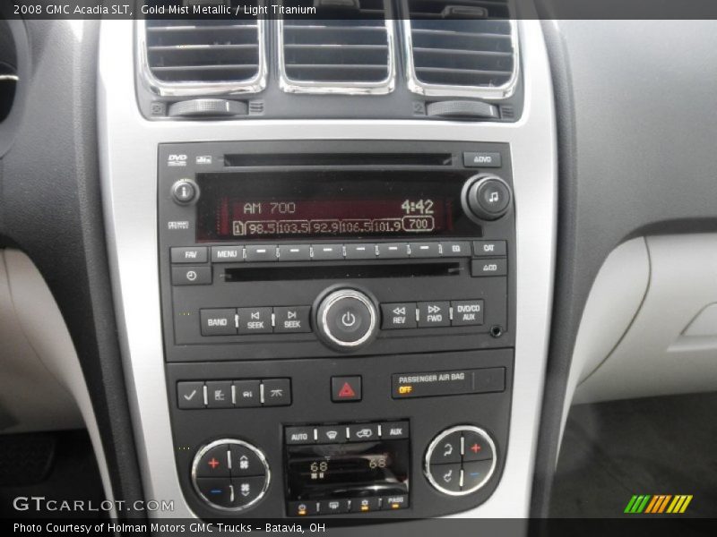 Gold Mist Metallic / Light Titanium 2008 GMC Acadia SLT