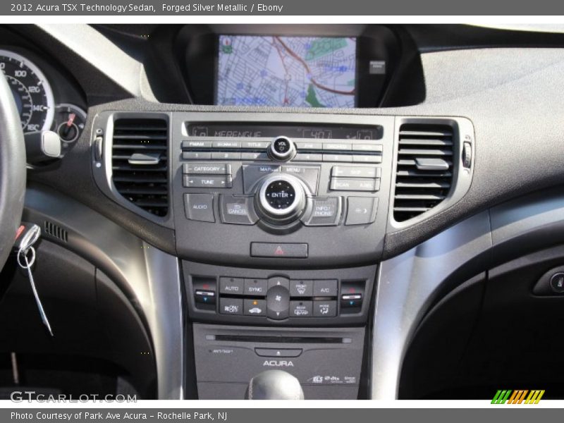 Forged Silver Metallic / Ebony 2012 Acura TSX Technology Sedan