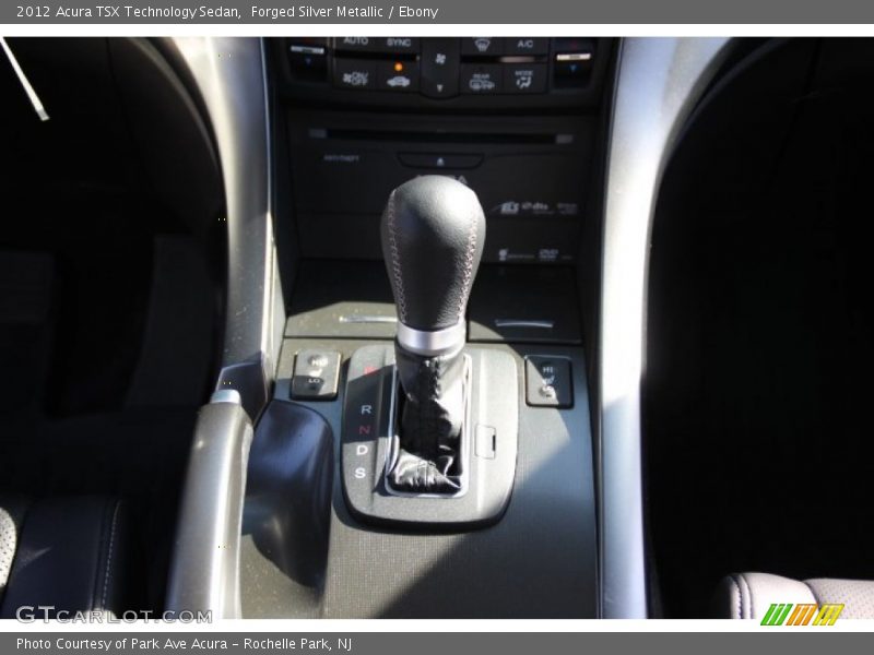 Forged Silver Metallic / Ebony 2012 Acura TSX Technology Sedan