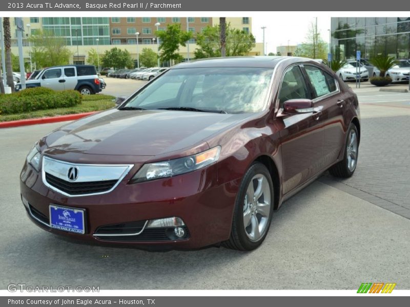 Basque Red Pearl II / Parchment 2013 Acura TL Advance