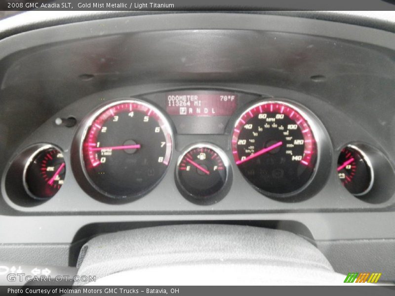Gold Mist Metallic / Light Titanium 2008 GMC Acadia SLT