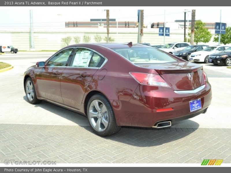 Basque Red Pearl II / Parchment 2013 Acura TL Advance