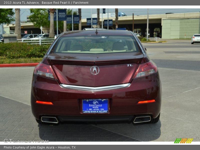 Basque Red Pearl II / Parchment 2013 Acura TL Advance