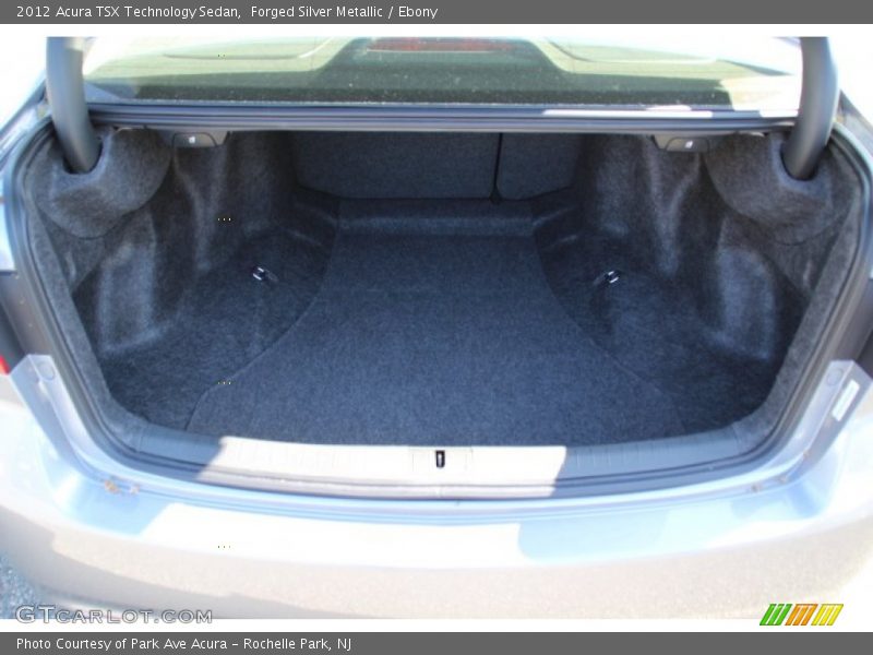 Forged Silver Metallic / Ebony 2012 Acura TSX Technology Sedan
