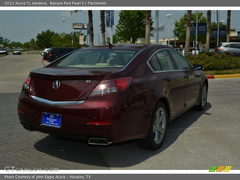 Basque Red Pearl II / Parchment 2013 Acura TL Advance