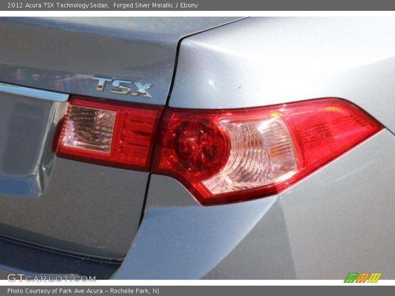 Forged Silver Metallic / Ebony 2012 Acura TSX Technology Sedan