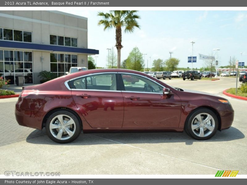 Basque Red Pearl II / Parchment 2013 Acura TL Advance