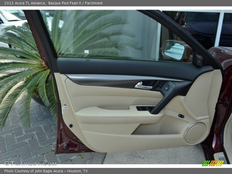 Basque Red Pearl II / Parchment 2013 Acura TL Advance
