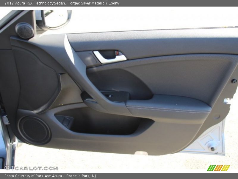 Forged Silver Metallic / Ebony 2012 Acura TSX Technology Sedan