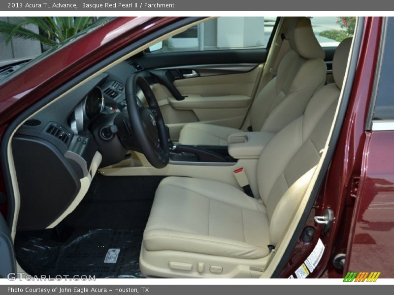 Basque Red Pearl II / Parchment 2013 Acura TL Advance