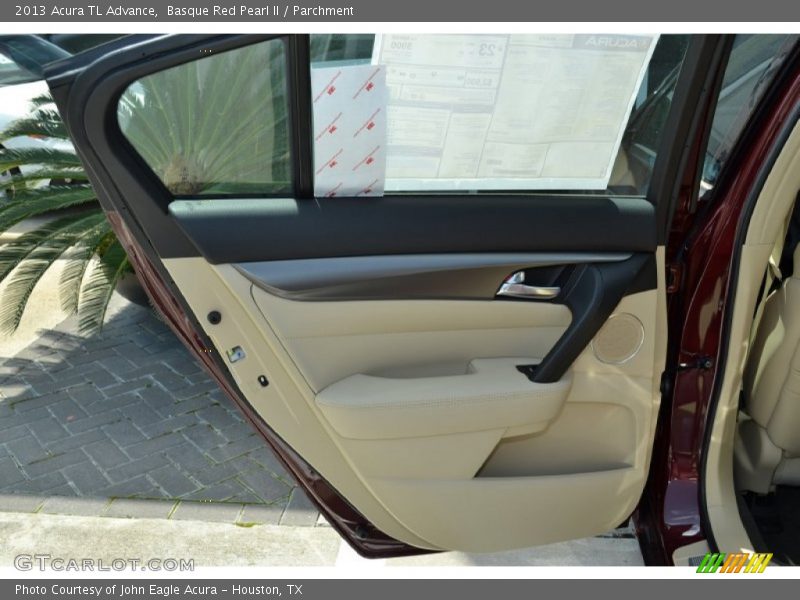 Basque Red Pearl II / Parchment 2013 Acura TL Advance
