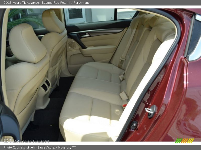 Basque Red Pearl II / Parchment 2013 Acura TL Advance