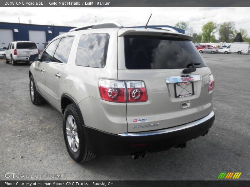 Gold Mist Metallic / Light Titanium 2008 GMC Acadia SLT