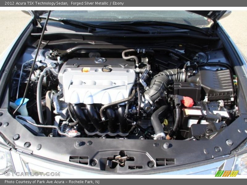Forged Silver Metallic / Ebony 2012 Acura TSX Technology Sedan