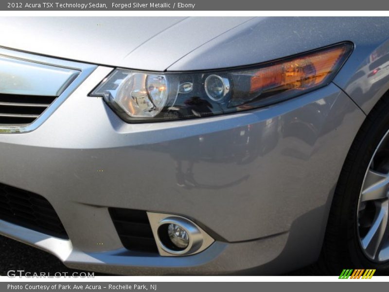 Forged Silver Metallic / Ebony 2012 Acura TSX Technology Sedan