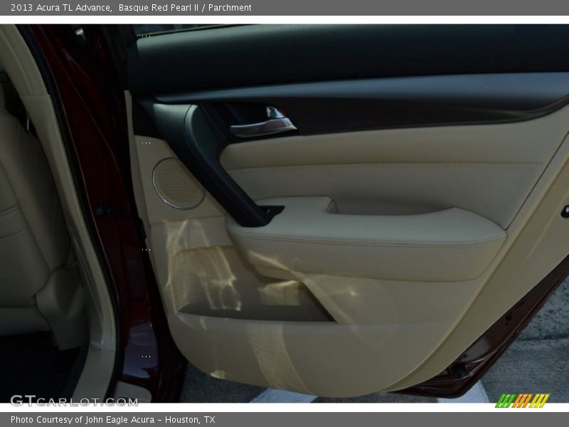 Basque Red Pearl II / Parchment 2013 Acura TL Advance