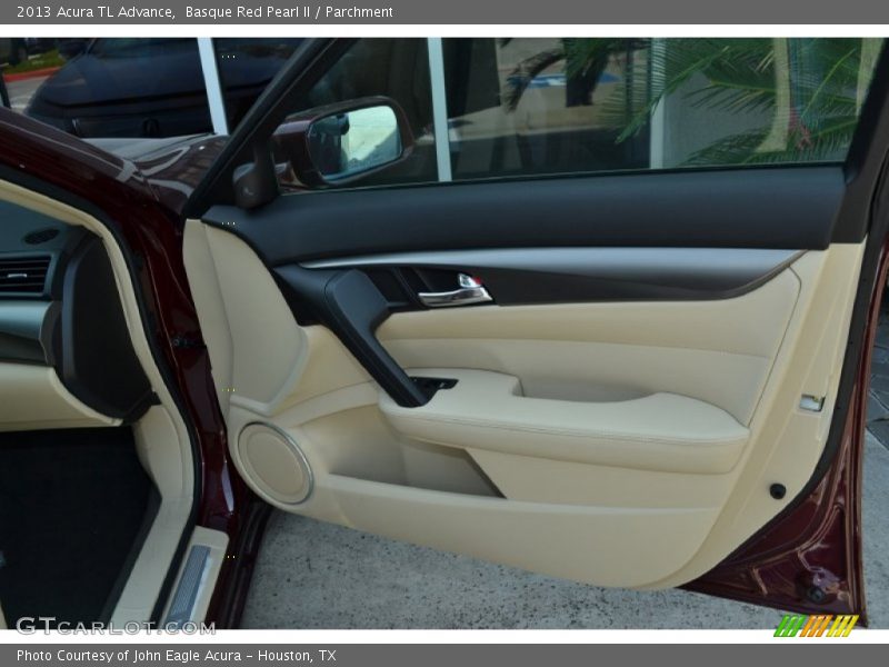 Basque Red Pearl II / Parchment 2013 Acura TL Advance