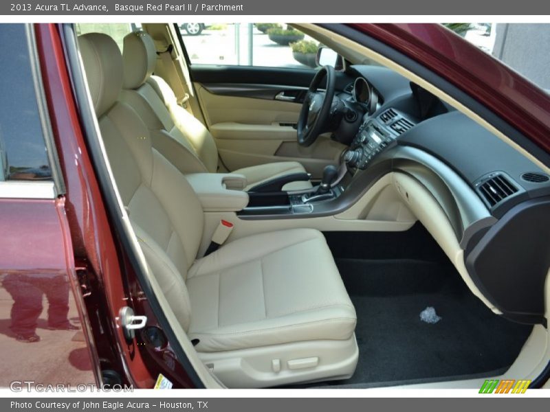 Basque Red Pearl II / Parchment 2013 Acura TL Advance