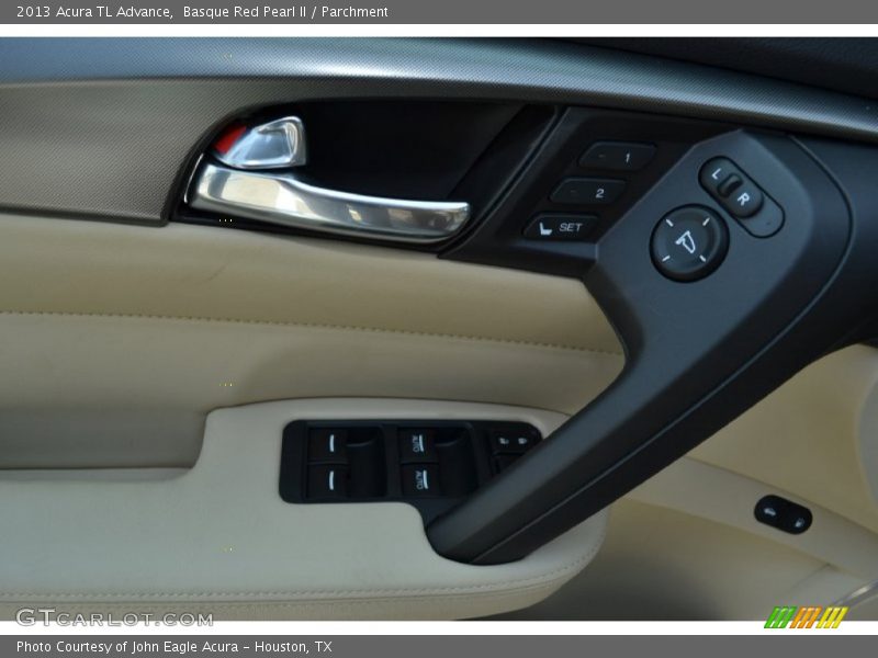 Basque Red Pearl II / Parchment 2013 Acura TL Advance