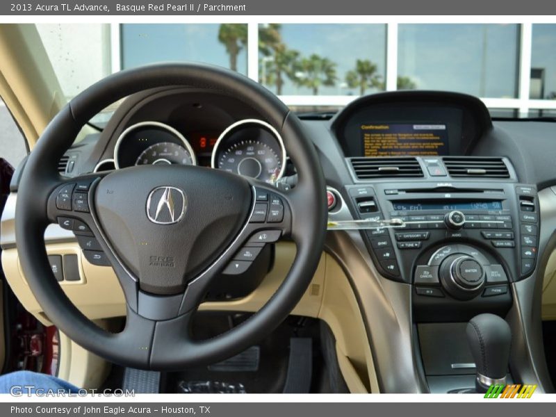 Basque Red Pearl II / Parchment 2013 Acura TL Advance