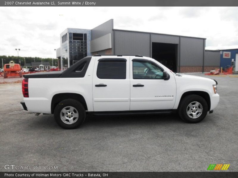 Summit White / Ebony 2007 Chevrolet Avalanche LS