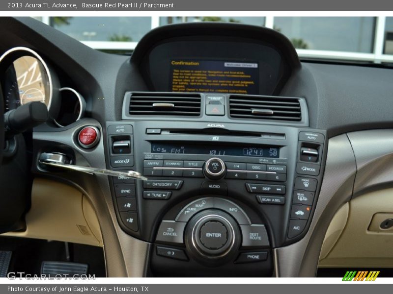 Basque Red Pearl II / Parchment 2013 Acura TL Advance