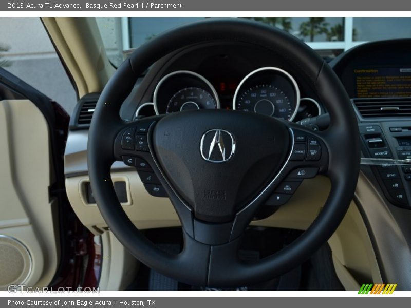 Basque Red Pearl II / Parchment 2013 Acura TL Advance