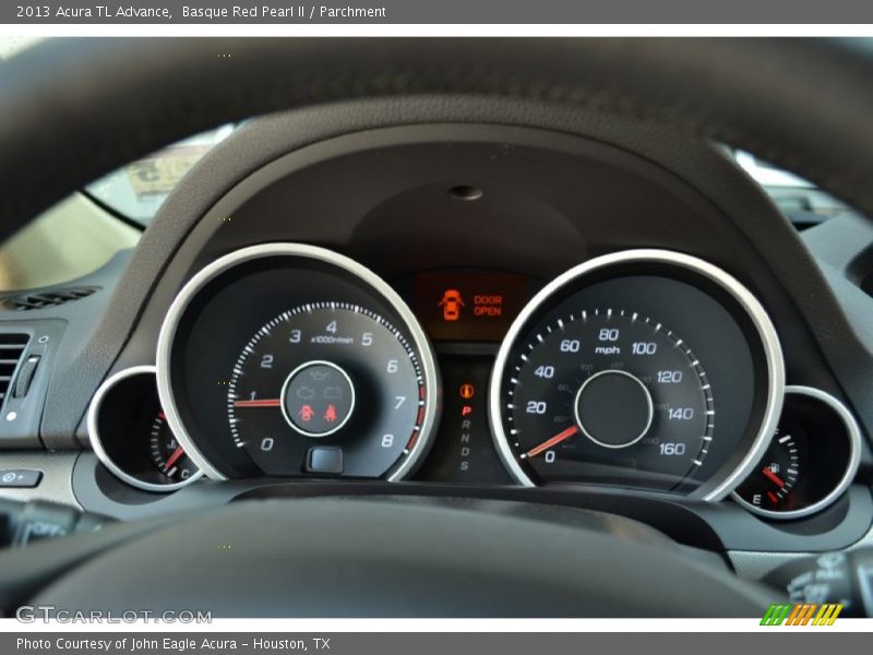 Basque Red Pearl II / Parchment 2013 Acura TL Advance