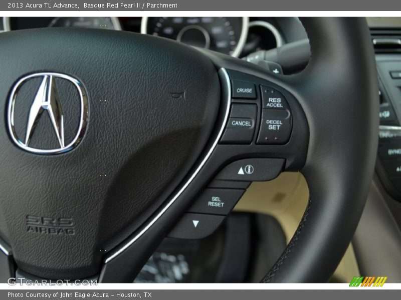 Basque Red Pearl II / Parchment 2013 Acura TL Advance
