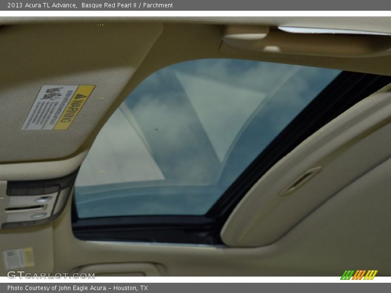 Basque Red Pearl II / Parchment 2013 Acura TL Advance