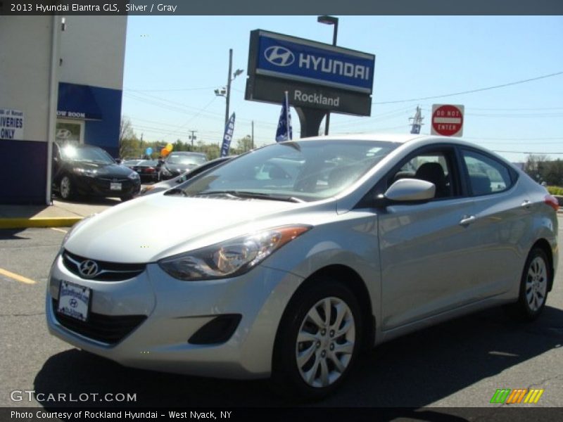 Silver / Gray 2013 Hyundai Elantra GLS