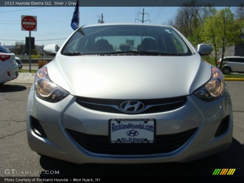 Silver / Gray 2013 Hyundai Elantra GLS