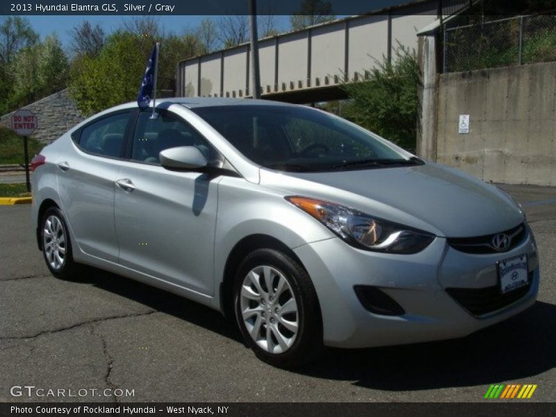 Silver / Gray 2013 Hyundai Elantra GLS