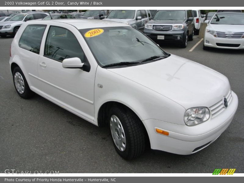 Front 3/4 View of 2003 Golf GL 2 Door