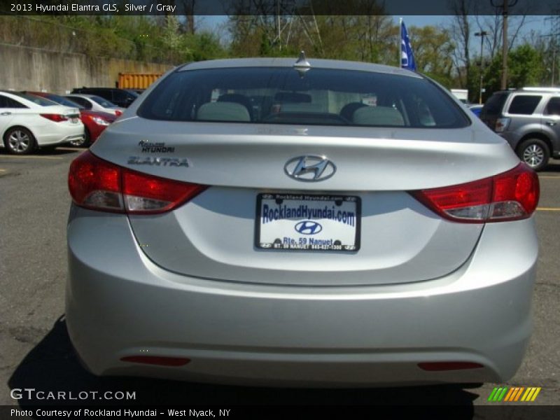 Silver / Gray 2013 Hyundai Elantra GLS