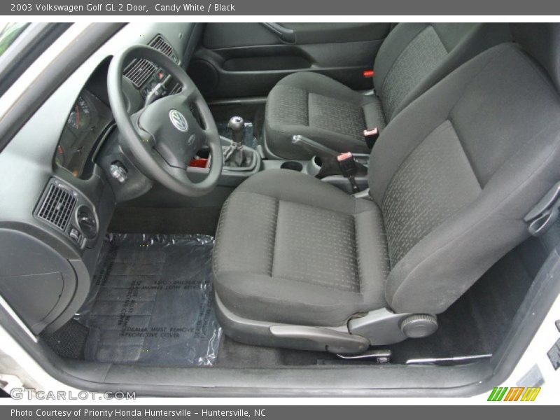  2003 Golf GL 2 Door Black Interior