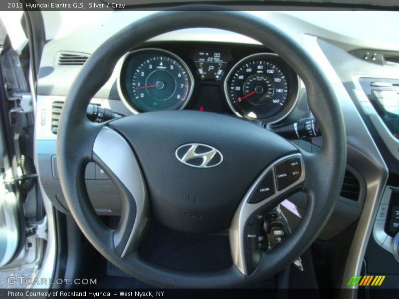 Silver / Gray 2013 Hyundai Elantra GLS
