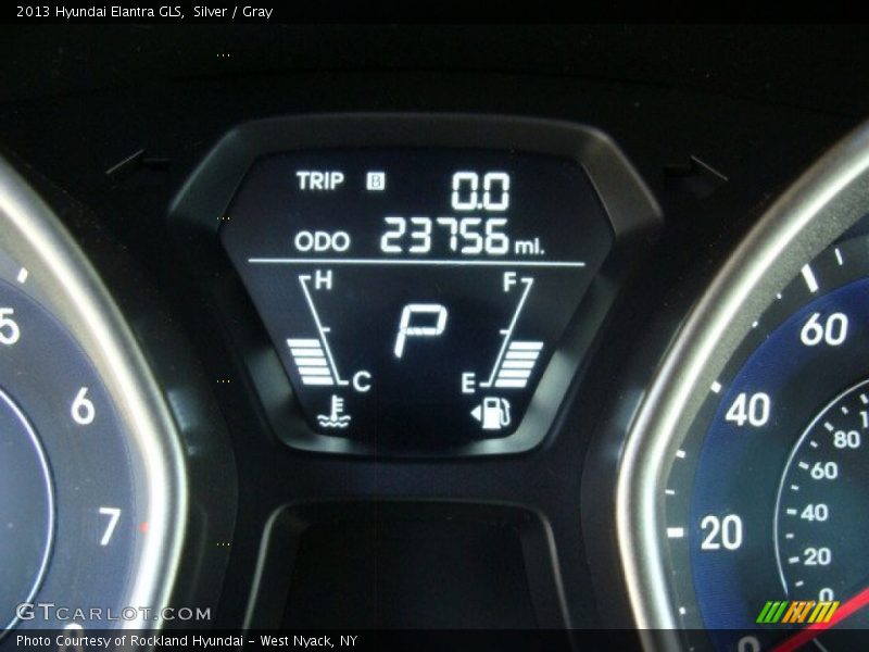 Silver / Gray 2013 Hyundai Elantra GLS