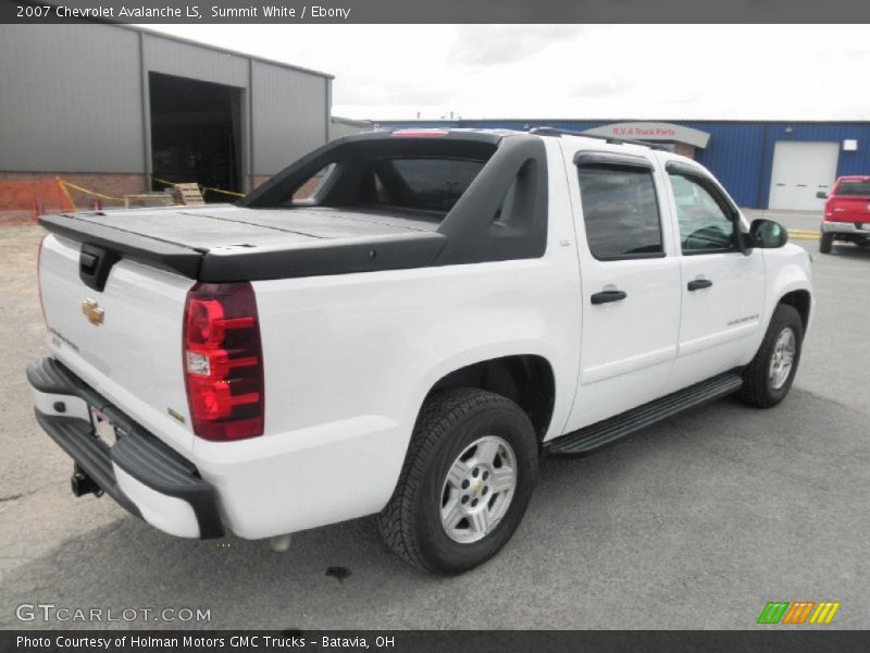 Summit White / Ebony 2007 Chevrolet Avalanche LS