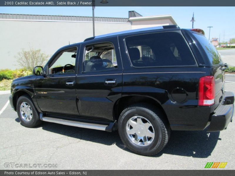Sable Black / Pewter 2003 Cadillac Escalade AWD