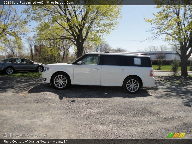 White Suede / Dune 2013 Ford Flex Limited AWD
