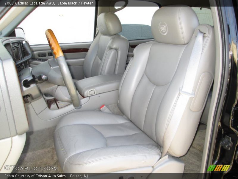 Sable Black / Pewter 2003 Cadillac Escalade AWD