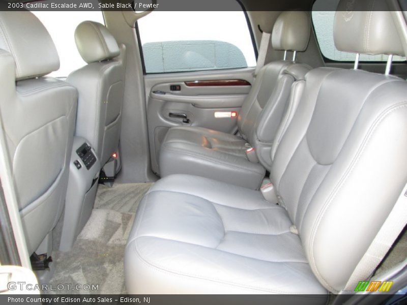 Sable Black / Pewter 2003 Cadillac Escalade AWD